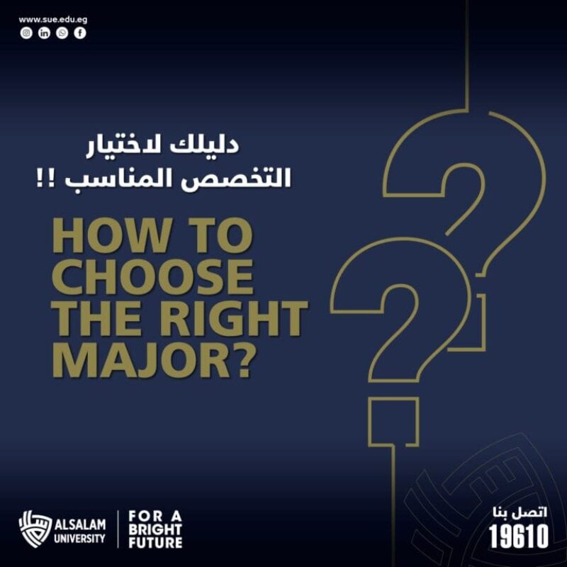 How to choose the right major ?