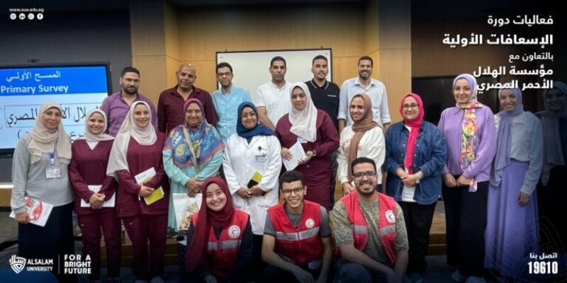 فعاليات دورة الإسعافات الأولية