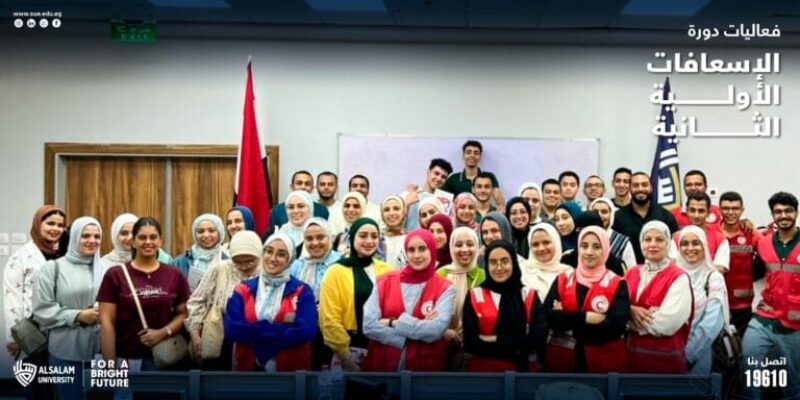 فعاليات دورة الإسعافات الأولية الثانية