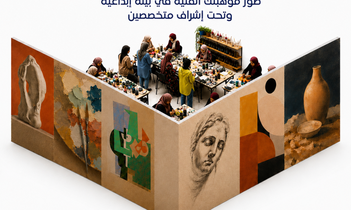 ورش الفنون التشكيلية بجامعة السلام | طور موهبتك الفنية في بيئة فنية تحت إشراف متخصصين