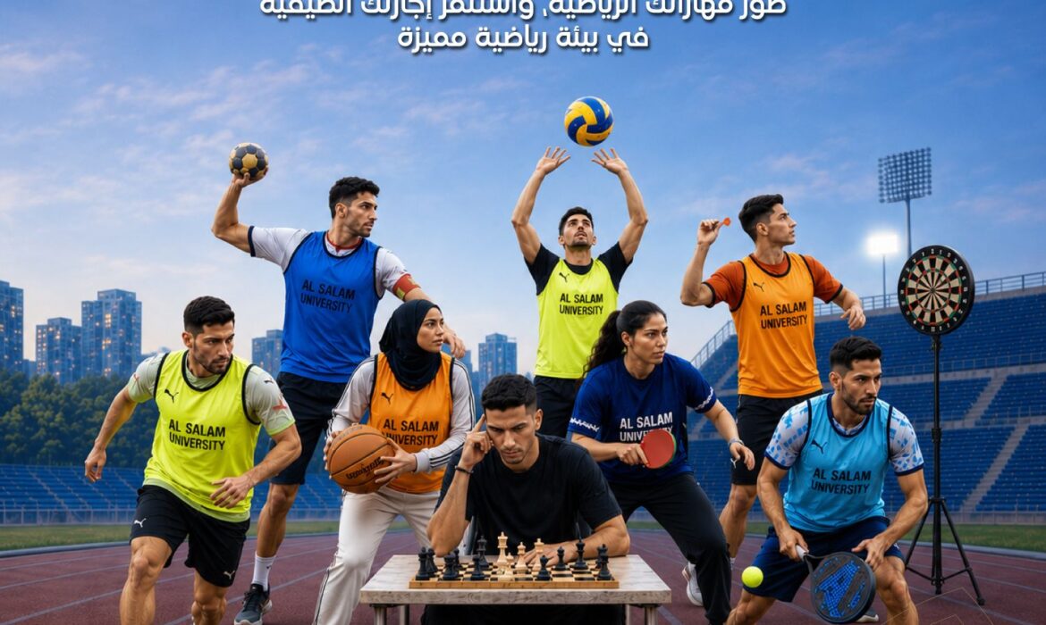 فتح باب التسجيل في النادي الرياضي الصيفي بجامعة السلام