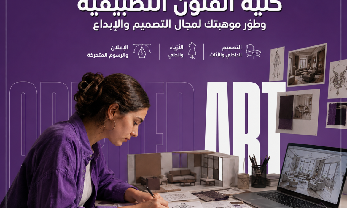 قدم في كلية الفنون التطبيقية بجامعة السلام وطوّر موهبتك في التصميم والإبداع