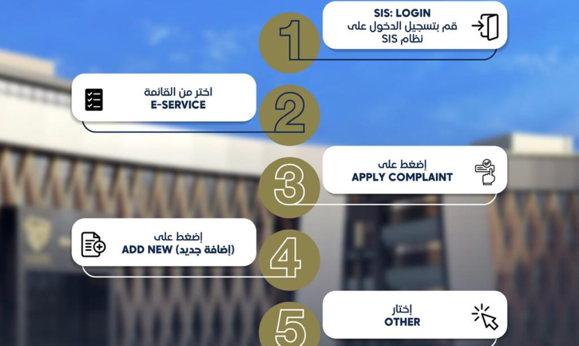 تقديم الشكاوى والمقترحات إلكترونيًا عبر نظام SIS بجامعة السلام